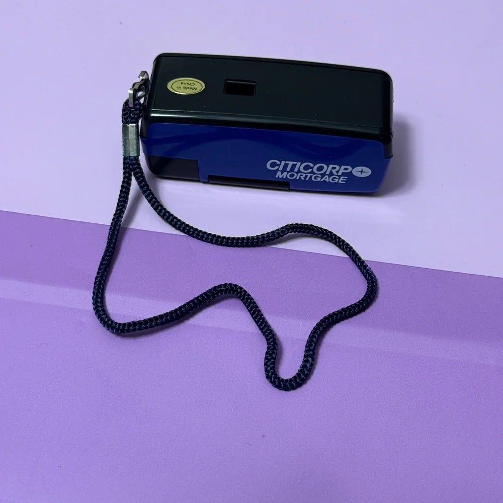 Sakar Mini Shot 110 Film Camera Blue Focus Free Vintage New In Box Blue Camera